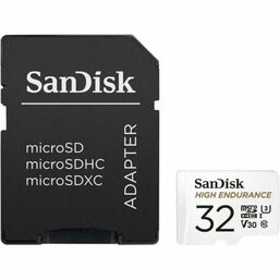 მეხსიერების ბარათი SANDISK 32GB HIGH ENDURANCE MICROSDHC CARD WITH ADAPTER (SDSQQNR-032G-GN6IA) SDSQQNR-032GRiMart.ge