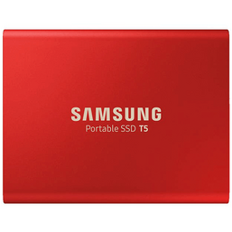 გარე მყარი დისკი SAMSUNG PC COMPONENTS  HDD/ External/ 1.8"/ SAMSUNG T5 EXTERNAL 500 GB SSD RED MU-PA500R/WWiMart.ge