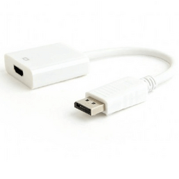 ადაპტერი GMB DISPLAYPORT v.1.2 TO HDMI ADAPTER CABLE WHITE (A-DPM-HDMIF-03-W)iMart.ge