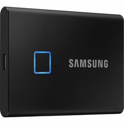 გარე მყარი დისკი SAMSUNG HDD EXTERNAL 2.5" PORTABLE SSD T7 TOUCH USB 3.2 500GB BLACKiMart.ge