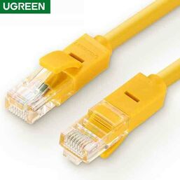 LAN კაბელი UGREEN PATCH CORD NW103 (30642) CAT 5e UTP LAN CABLE 10M YELLOWiMart.ge