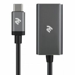 ადაპტერი 2E ADAPTER  USB-C TO DISPLAYPORT, ALUMINUM CASING, 0.2MiMart.ge