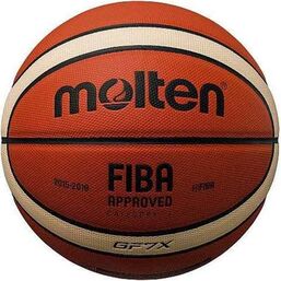 კალათბურთის ბურთი MOLTEN BGM7X FIBA შეჯიბრის, სინთ. ტყავი, ზომა 7iMart.ge