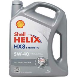 ძრავის ზეთი SHELL HELIX HX8 SYNTHETIC 5W40 4ლ (SAE 5W-40; ACEA A3/B4; API SN/CF; Renault RN0700, RN0710, MB 229.3, VW 502.00 / 505.00)iMart.ge