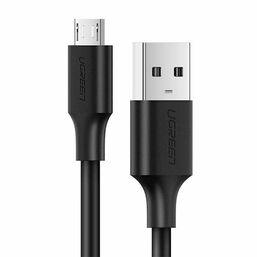 USB კაბელი UGREEN (60138) USB TO MICRO USB CABLE NICKEL PLATING 2M (BLACK)iMart.ge