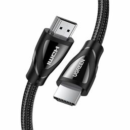 HDMI კაბელი UGREEN HDMI MALE TO HDMI MALE CABLE WITH BRAIDED 2 M  80403iMart.ge