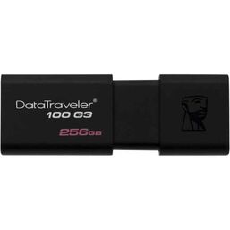 USB ფლეშ მეხსიერება KINGSTON USB FLASH DRIVE DT100G3/ 256GB DATATRAVELER  USB 3.0 (DT100G3/256GB)iMart.ge