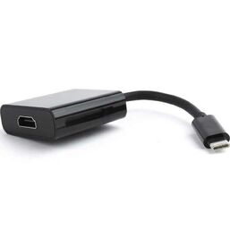 USB ადაპტერი GEMBIRD USB-C to HDMI ADAPTER, BLACK (A-CM-HDMIF-01)iMart.ge