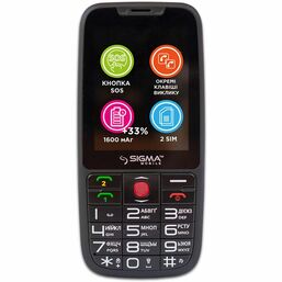 მობილური ტელეფონი SIGMA COMFORT 50 MEIPL ELEGANCE 3 BLACKiMart.ge