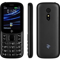 მობილური ტელეფონი 2E MOBILE PHONE E240 2019 DUAL SIM BLACK (680576169990)iMart.ge