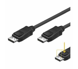 აუდიო/ვიდეო კაბელი ACC Display port cable (2 x20 pin male), double shielded connection cable, black, 5 miMart.ge
