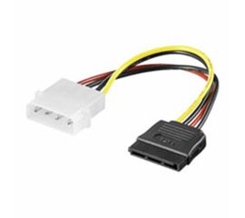 ქსელის კაბელი Logilink S-ATA internal power supply for HDD, SATA 15-pin, 4-pin Molex, 0.15 m, Black, Red, YellowiMart.ge