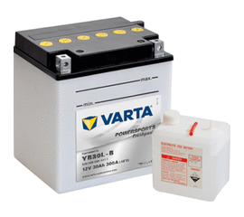 მოტოციკლის აკუმულატორი VARTA POW FRE YB30L-B 30 ა*სiMart.ge
