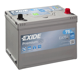 აკუმულატორი EXIDE PR EA754 75 ა*ს JIS R+iMart.ge