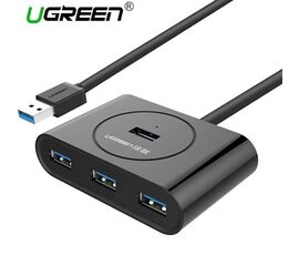 USB ჰაბი UGREEN CR113 (20290) NEW USB 3.0 4 PORTS HUB W (0.5 M)iMart.ge