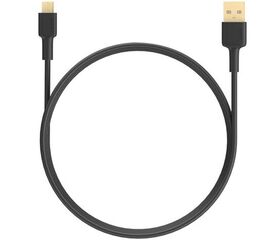 USB  კაბელი AUKEY ANDROID GOLD-PLATED REINFORCED QUALCOMM QUICK CHARGE 2.0/3.0 MICRO USB CABLE (1M) BLACK (CB-MD1)iMart.ge
