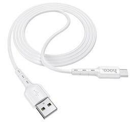 USB კაბელი HOCO ANDROID  DU01 NOVEL CHARGING DATA CABLE FOR MICRO WHITE (6931474740076)iMart.ge