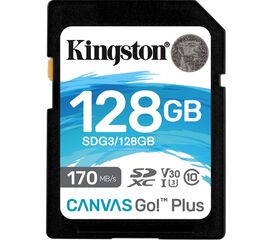 მეხსიერების ბარათი KINGSTON SDG3/128GB SDXC GO PLUS 170R V30iMart.ge