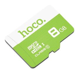 მეხსიერების ბარათი HOCO MICROSD 8GB CLASS10 GREENiMart.ge