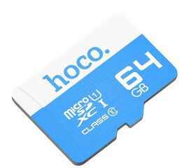 მეხსიერების ბარათი HOCO MICROSD 64GB CLASS10 U1 BLUEiMart.ge