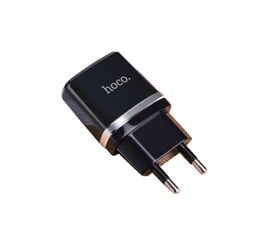 დამტენი HOCO C12 Smart dual USB charger (EU) BlackiMart.ge