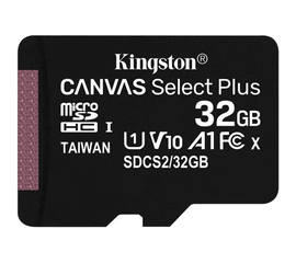 მეხსიერების ბარათი KINGSTON 32GB CANVAS SELECT PLUS SDCS2/32GBSPiMart.ge