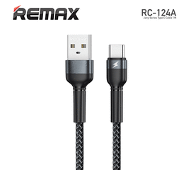 USB კაბელი REMAX RC-124a CABLE BLACKiMart.ge