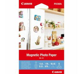 მაგნიტური ქაღალდი CANON PAPER MAGNETIC PHOTO PAPER Paper MG-101 4x6 (3634C002AA , 5 SHEETS)iMart.ge