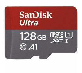 მეხსიერების ბარათი (ჩიპი) SANDISK 128GB ULTRA MICROSD/HC UHS-I CARD 100MB/S CLASS 10 SDSQUNR-0128G-GN6MNiMart.ge