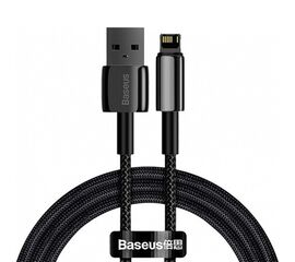 კაბელი BASEUS TUNGSTEN GOLD FAST CHARGING USB DATA CABLE LIGHTNING 2.4A 1M CALWJ-01iMart.ge