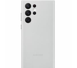 მობილური ტელეფონის ქეისი SAMSUNG GALAXY S22 ULTRA LEATHER COVER LIGHT GRAY (EF-VS908LJEGRU)iMart.ge