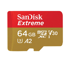 მეხსიერების ბარათი (ჩიპი)  SANDISK SDSQXA2-064G-GN6AA EXRREME 64GBiMart.ge