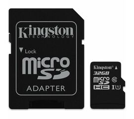 მეხსიერების ბარათი Kingston 32GB UHS-I U1 (SDCS/32GB)iMart.ge