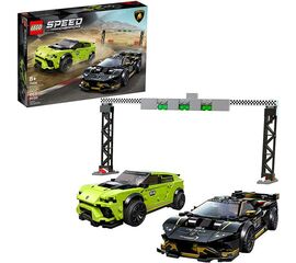 სათამაშო მანქანის ლეგო LEGO SPEED CHAMPIONS LAMBORGHIN URUS ST-X & LAMBORGHINI HURACAN SUPER TROFEO EVOiMart.ge
