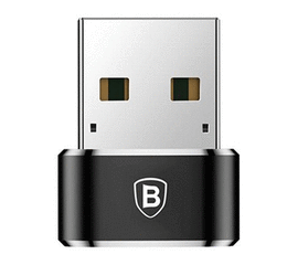 USB ადაპტერი BASEUS USB MALE TO TYPE-C FEMALE ADAPTER CONVERTER CAAOTG-01iMart.ge