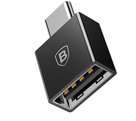 USB ადაპტერი BASEUS EXQUISITE TYPE-C MALE TO USB FEMALE ADAPTER CONVERTER CATJQ-B01iMart.ge