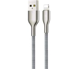 USB კაბელი REMAX KINGPIN SERIES DATA CABLE 2.1A RC-092I LIGHTNING SILVERiMart.ge