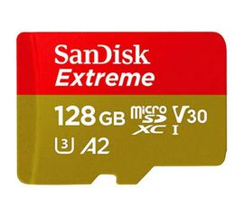 მეხსიერების ბარათი (ჩიპი) SANDISK EXTREME MICROSD/XC UHS-I CARD 160MB/S V30/4k CLASS 10 SDSQXA1-128G-GN6MN (128 GB)iMart.ge