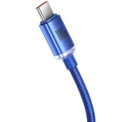 USB კაბელი BASEUS CRYSTAL SHINE SERIES FAST CHARGING DATA CABLE USB TO TYPE-C CAJY000403 (100 W, 1.2 M)iMart.ge