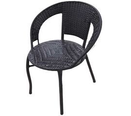 მოწნული სკამი PE-002 (მუქი ყავისფერი)iMart.ge