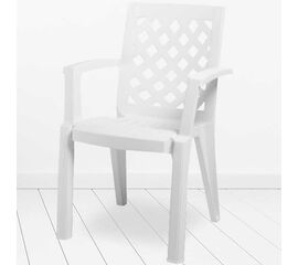 პლასტმასის სკამი ERGUVAN CT007 თეთრიiMart.ge