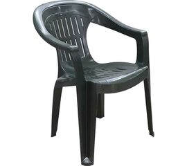 პლასტმასის სკამი LEYLAK CT001-A მუქი მწვანეiMart.ge