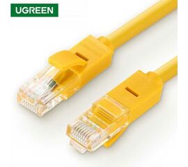 UTP LAN კაბელი UGREEN NW103 (11231)CAT5E PATCH CORD UTP LAN CABLE 2M (YELLOW)iMart.ge