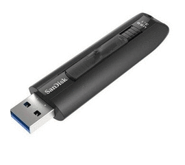 USB ფლეშ მეხსიერება SANDISK EXTREME GO BLACK (128 GB)iMart.ge