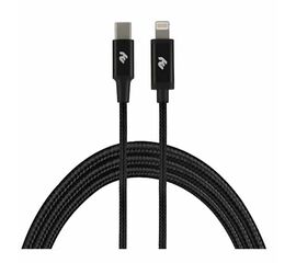USB კაბელი CABLE 2E USB TYPE-C TO LIGHTNING USB CABLE ALUMIUM SHELL CABLE 1 MiMart.ge