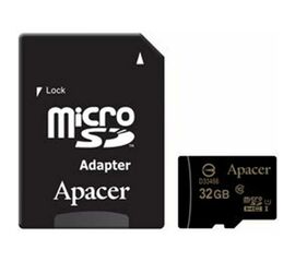 მეხსიერების ბარათი APACER AP32GMCSH10U1-R MICRO SDHC 32 GBiMart.ge