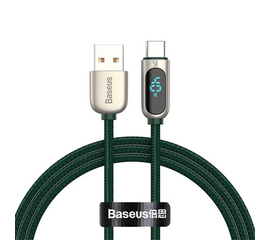 USB კაბელი BASEUS DISPLAY FAST CHARGING DATA CABLE USB TO TYPE-C 5A 1M CATSK-06iMart.ge