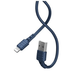 USB კაბელი REMAX RC-179I ZERON SERIES ELASTIC TPE 2.4A FAST CHARGING DATA CABLE USB TO LIGHTNING 1M 6954851239482iMart.ge