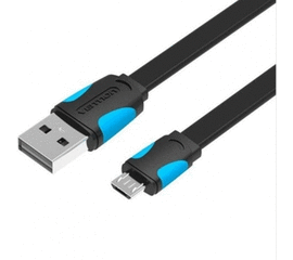 USB კაბელი VENTION COQBF USB 2.0 A MALE TO B MALE CABLE 1M BLACKiMart.ge