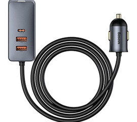 ავტომობილის მრავალპორტიანი USB დამტენი BASEUS CCBT-A0G (120 W)iMart.ge